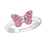 Butterfly - 925 Sterling Silver Kids Rings SD43628