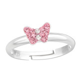 Butterfly - 925 Sterling Silver Kids Rings SD43629