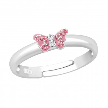 Butterfly - 925 Sterling Silver Kids Rings SD43631