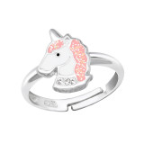 Unicorn - 925 Sterling Silver Kids Rings SD43634