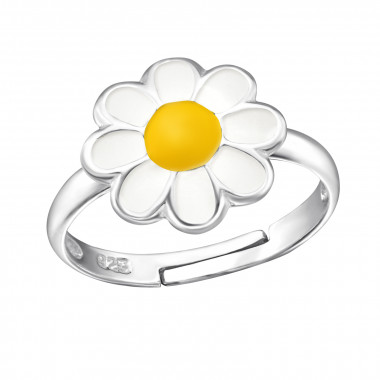 Flower - 925 Sterling Silver Kids Rings SD43635