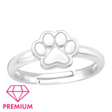 Paw Print - 925 Sterling Silver Kids Rings SD43692