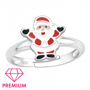 Santa Claus - 925 Sterling Silver Kids Rings SD43978