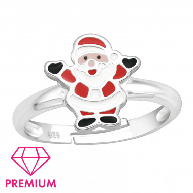 Santa Claus - 925 Sterling Silver Kids Rings SD43978