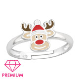 Reindeer - 925 Sterling Silver Kids Rings SD43980