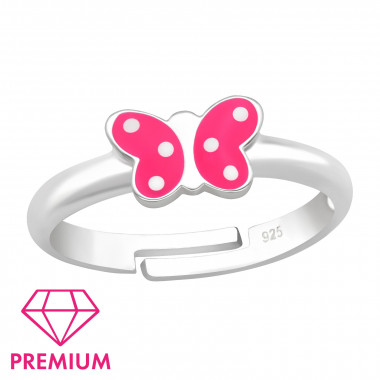 Butterfly - 925 Sterling Silver Kids Rings SD43991