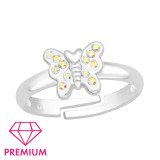 Butterfly - 925 Sterling Silver Kids Rings SD43996