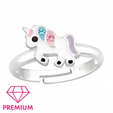 Unicorn - 925 Sterling Silver Kids Rings SD43997