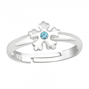 Snowflake - 925 Sterling Silver Kids Rings SD44131