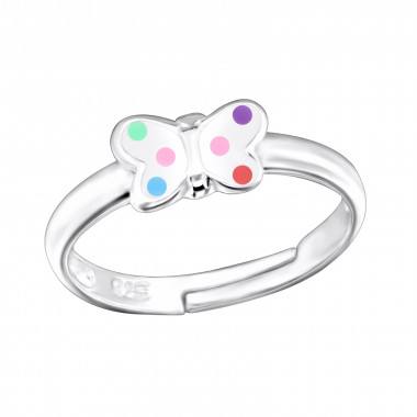 Butterfly - 925 Sterling Silver Kids Rings SD44839