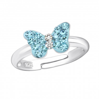 Butterfly - 925 Sterling Silver Kids Rings SD44842