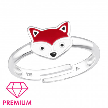 Fox - 925 Sterling Silver Kids Rings SD46398