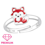 Fox - 925 Sterling Silver Kids Rings SD46406