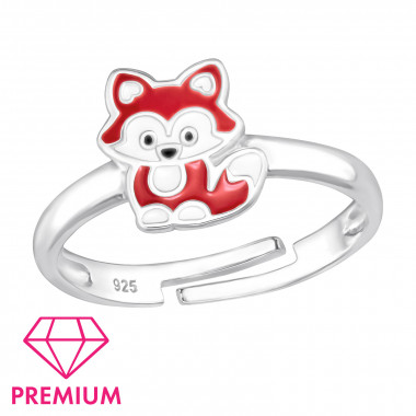 Fox - 925 Sterling Silver Kids Rings SD46406