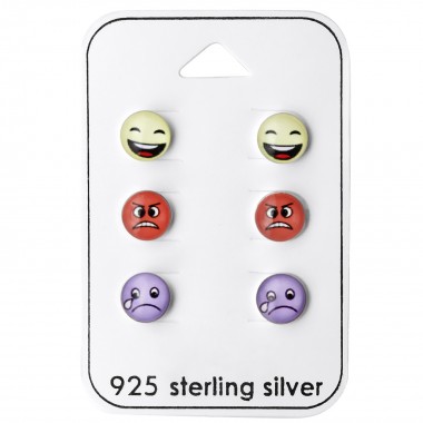 Emoji - 925 Sterling Silver Kids Jewelry Sets SD28467