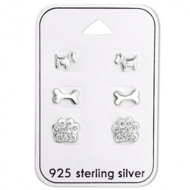 Dog - 925 Sterling Silver Kids Jewelry Sets SD28479