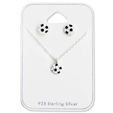 Football - 925 Sterling Silver Kids Jewelry Sets SD28971