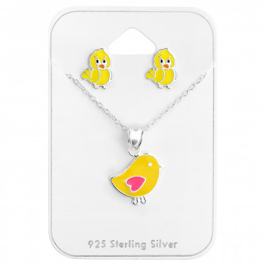 Chicken - 925 Sterling Silver Kids Jewelry Sets SD28976