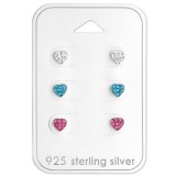Heart - 925 Sterling Silver Kids Jewelry Sets SD29112