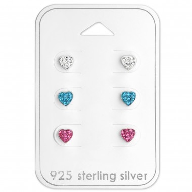 Heart - 925 Sterling Silver Kids Jewelry Sets SD29112