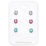 Horseshoe - 925 Sterling Silver Kids Jewelry Sets SD32376