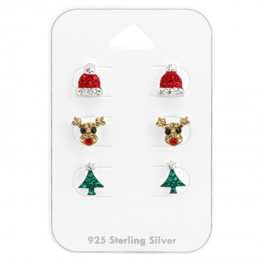 Christmas - 925 Sterling Silver Kids Jewelry Sets SD38082