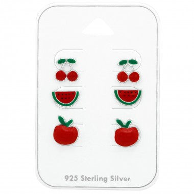 Fruit - 925 Sterling Silver Kids Jewelry Sets SD38714