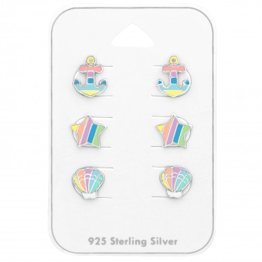 Pastel - 925 Sterling Silver Kids Jewelry Sets SD38717