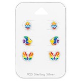 Colorful - 925 Sterling Silver Kids Jewelry Sets SD38724