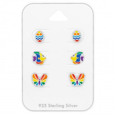 Colorful - 925 Sterling Silver Kids Jewelry Sets SD38724