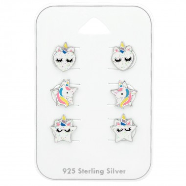 Unicorn - 925 Sterling Silver Kids Jewelry Sets SD38726