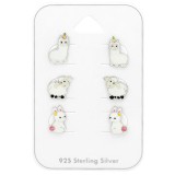 Animal - 925 Sterling Silver Kids Jewelry Sets SD38728