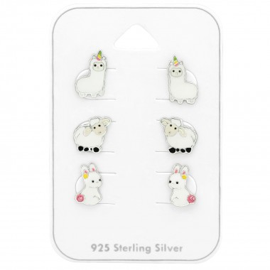 Animal - 925 Sterling Silver Kids Jewelry Sets SD38728