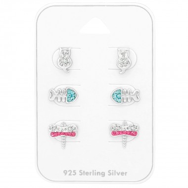 Animal - 925 Sterling Silver Kids Jewelry Sets SD38729
