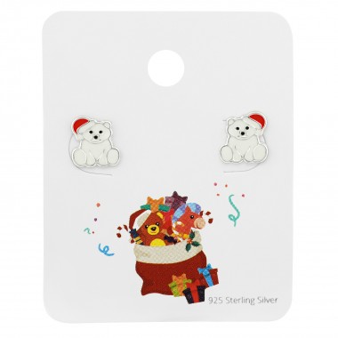 Santa Polar Bear - 925 Sterling Silver Kids Jewelry Sets SD39675