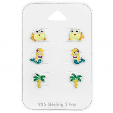 Sea - 925 Sterling Silver Kids Jewelry Sets SD39683