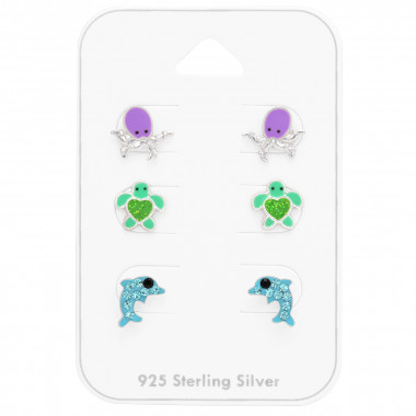Sea - 925 Sterling Silver Kids Jewelry Sets SD41477