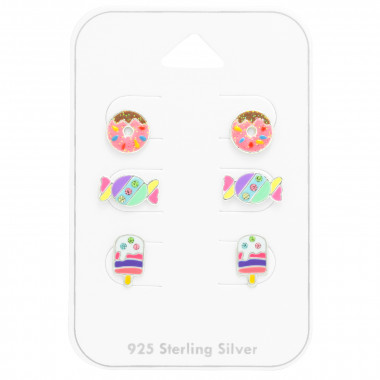 Dessert - 925 Sterling Silver Kids Jewelry Sets SD41484