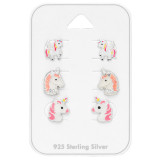 Unicorn - 925 Sterling Silver Kids Jewelry Sets SD43782