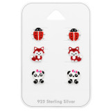 Animal - 925 Sterling Silver Kids Jewelry Sets SD43785