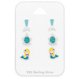 Ocean - 925 Sterling Silver Kids Jewelry Sets SD43786