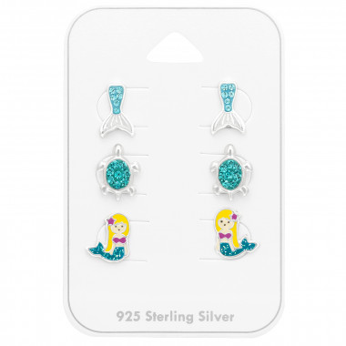 Ocean - 925 Sterling Silver Kids Jewelry Sets SD43786