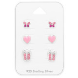 Pink - 925 Sterling Silver Kids Jewelry Sets SD43787