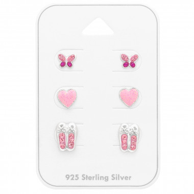 Pink - 925 Sterling Silver Kids Jewelry Sets SD43787