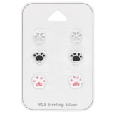 Paw Print - 925 Sterling Silver Kids Jewelry Sets SD43790