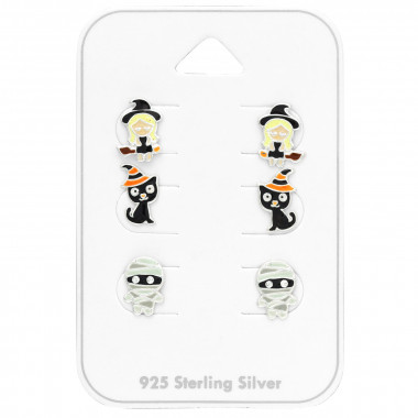 Halloween - 925 Sterling Silver Kids Jewelry Sets SD43791