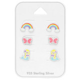 Colorful - 925 Sterling Silver Kids Jewelry Sets SD43792