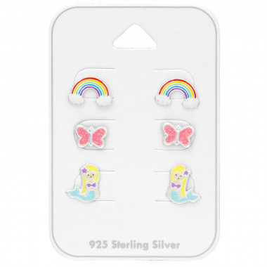 Colorful - 925 Sterling Silver Kids Jewelry Sets SD43792