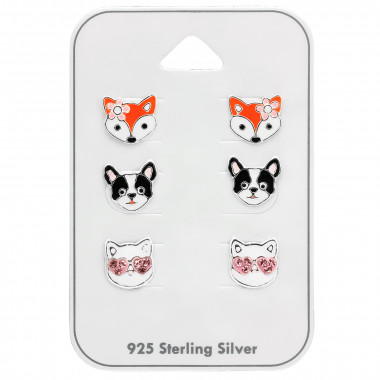Animal - 925 Sterling Silver Kids Jewelry Sets SD43793