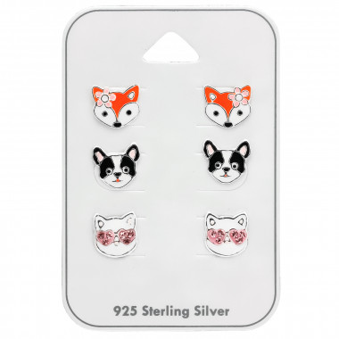 Animal - 925 Sterling Silver Kids Jewelry Sets SD43793